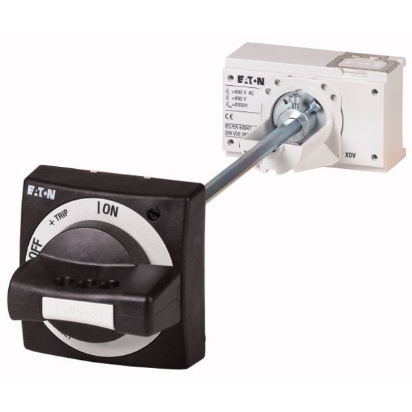 NZM1-XTVDV-60 Door coupling rotary handle, black, lockable on the handle+switch, size 1 image 1