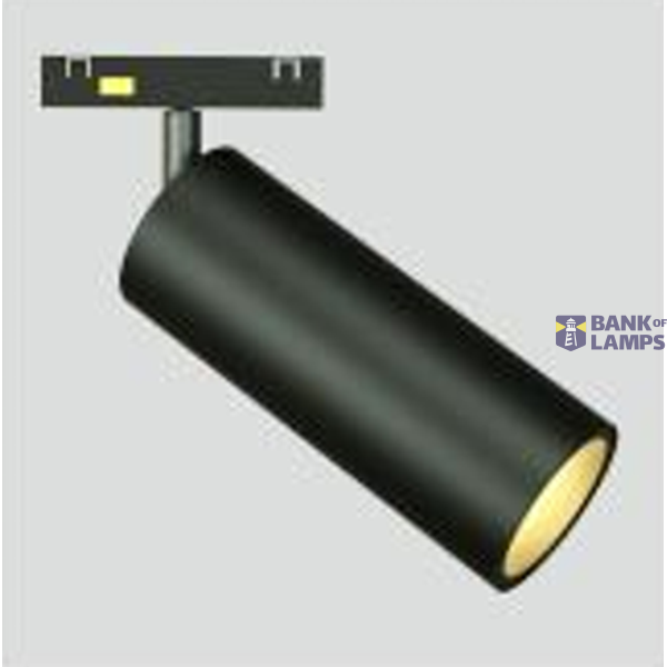 5mm Magnetic Track Spotlight 8W 24V 4000K  8°-60° CRI 97 Black image 1