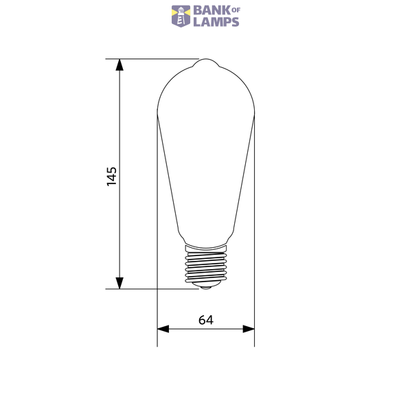 LED-E-ST64-FILA-E27-7W-DIM-2700K-CL image 4