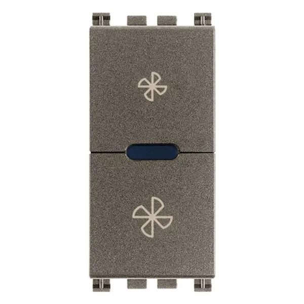 Dimmer for fans 220-240V metal image 1