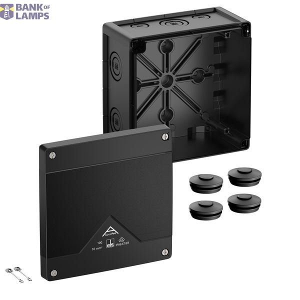 Junction box, Type of protection IP66/IP67/IP69, max. 10², IK09, Protection class II, Ui 1000V AC, Ui 1000V DC, DLG, DNV, VDE, Halogen free image 1