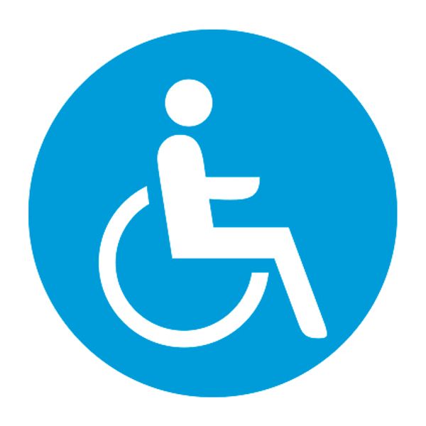 DROP 22 WHEELCHAIR PICTOGRAM image 2