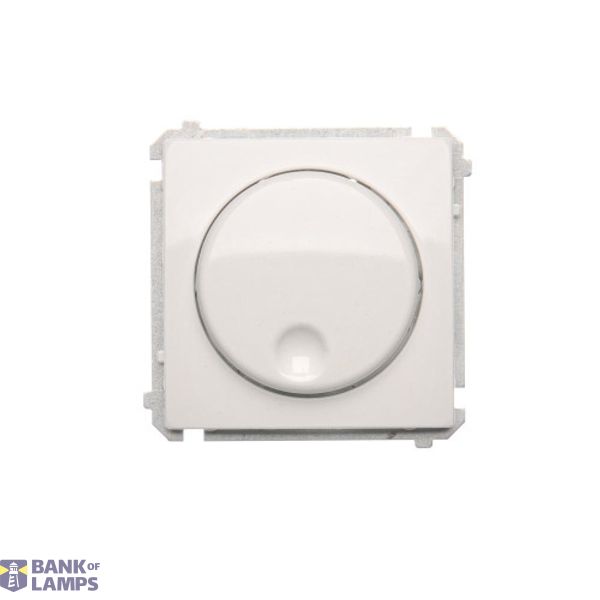 Rotary-push dimmer, white image 1