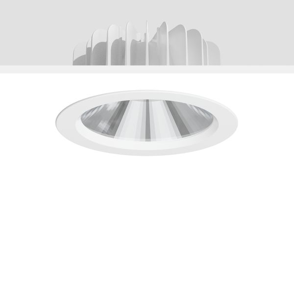 LEDONA round IP65, 40 W, 4250 lm, 840, white, DALI Recessed downlights image 2