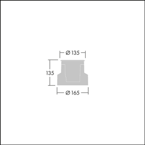 CESAR OPERA M WO 1L 930 MB RD ANT - LED floor recessed luminaire image 2