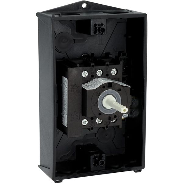 P1-25/I2-SI/HI11 Safety switch, P1, 25 A, 3 pole, 1 N/O, 1 N/C, Emergency switching off function, With red rotary handle and yellow locking ring, Lockable in position image 12