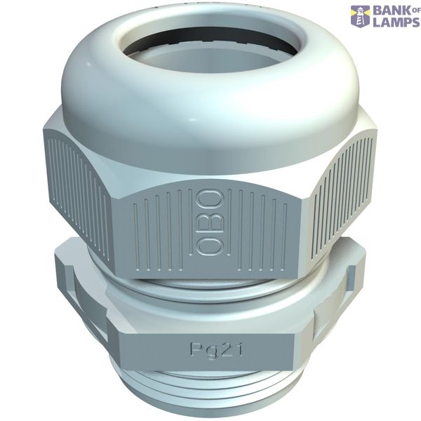 Cable gland PG11 Polyamide Pure white RAL 9010 image 1