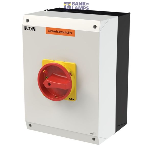 P3 Insulated enclosure, 80 A,Surface mounting, 4 pole, Form I5-SI, Red image 2