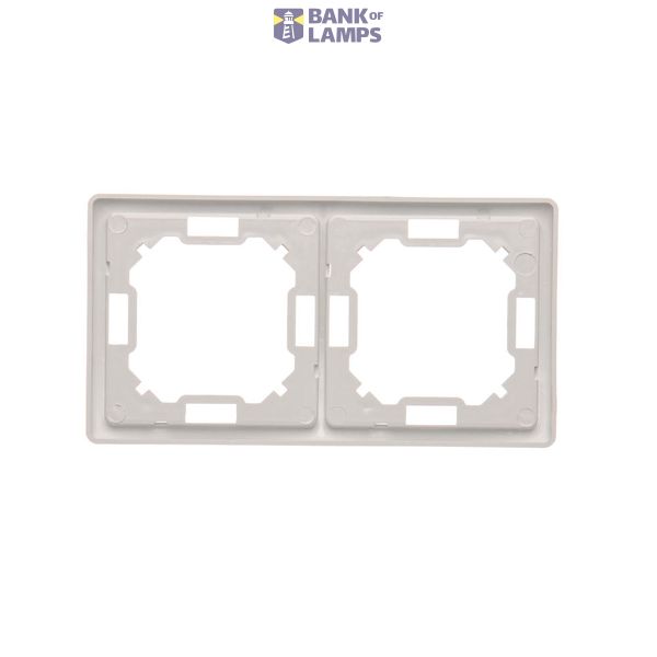 Double two way switch with LED indicator light without pictogram, (module), 10AX, Screw, Bronze matt, metalic image 1