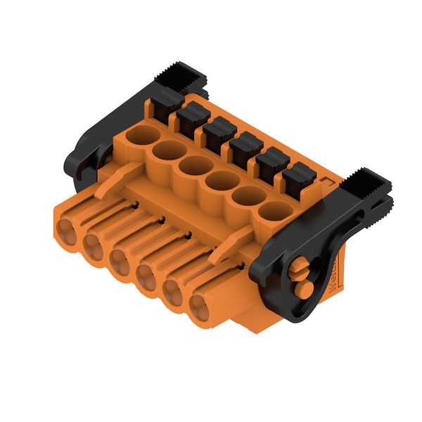 PCB plug-in connector, female plug, 5.00 mm, Number of poles: 6, 90°, PUSH IN with actuator, Clamping range, max. : 3.31 mm², Box image 2