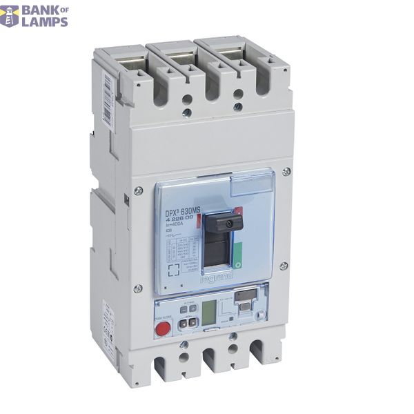 MCCB DPX3 630 ELE MS 36KA 3P 400A image 2