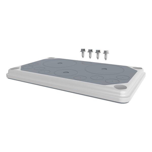 F3A-2K - Flange plate 2-component-plastic, up to IP55, Ø 3-70 mm image 1