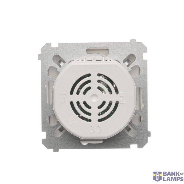 Double equipontential socket, satin, metallized image 1