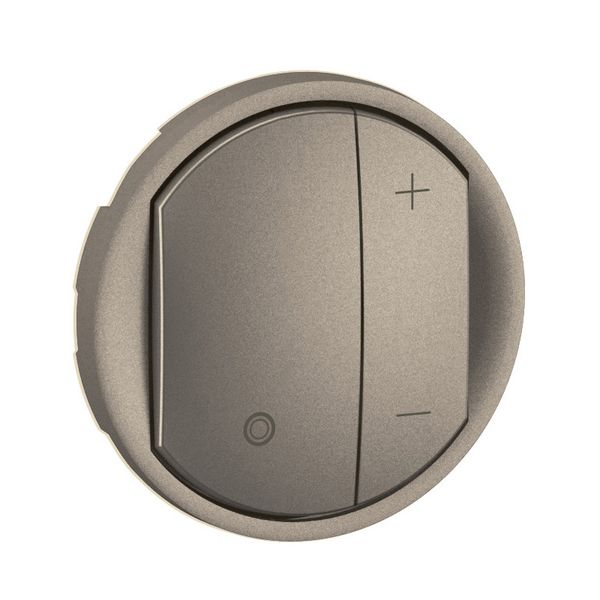 COVER FOR DIMMER 1-10V WITH NEUTRAL TITANIUM CELIANE image 5