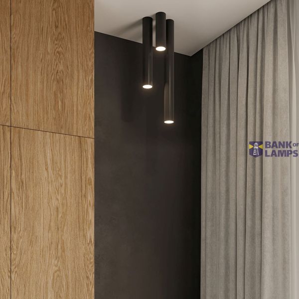 SPOT LAGOS 20 BLACK GU10 1X40W IP20 image 7