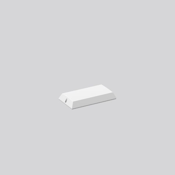 Replacement cover, plastic glass L 296 B 162 H 44 colour: white image 1