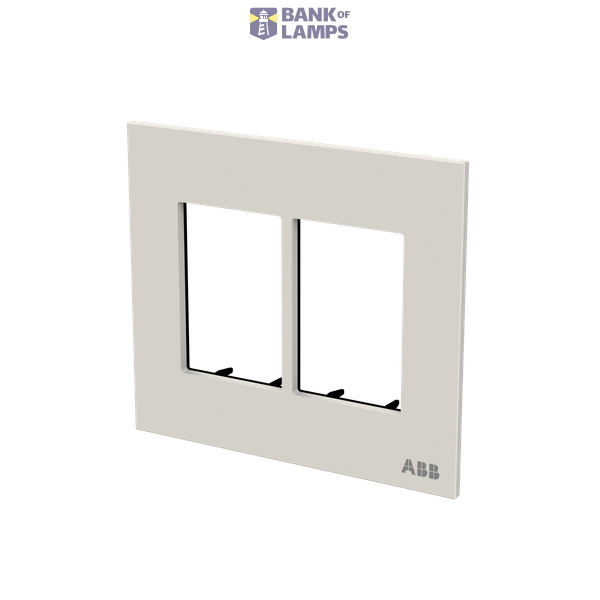 Frame - 2-gang / 3+3-modules - ABB logo - Dune image 2