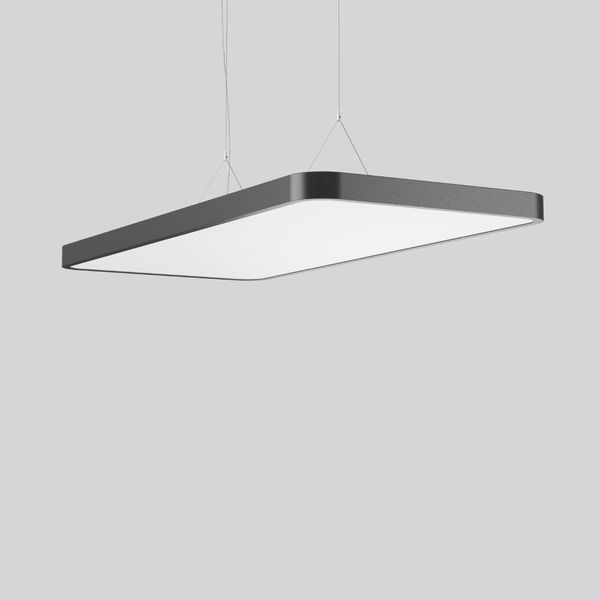 TRIONA rectangle, 104 W, 13500 lm, 840, anthracite, DALI Pendant lumin image 2