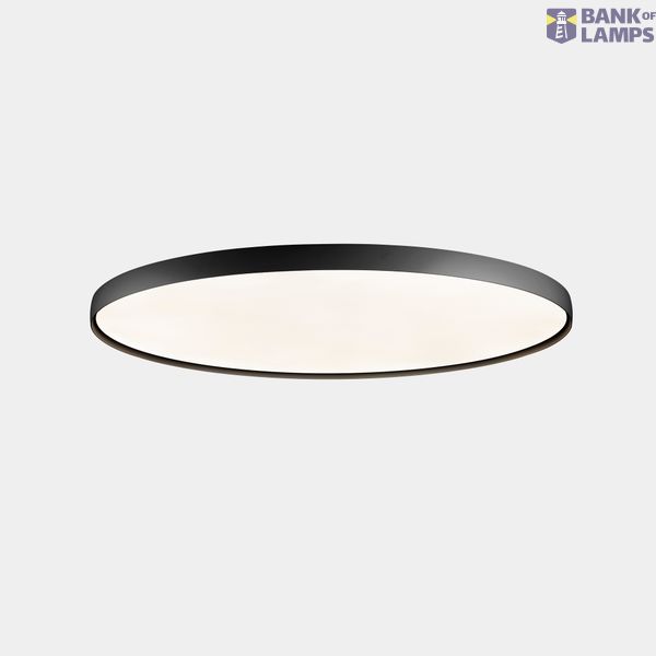Ceiling fixture Luno Slim Surface Extra Large 100.8W 3000K CRI 90 ON-OFF / DALI-2 Black IP20 9863lm image 1