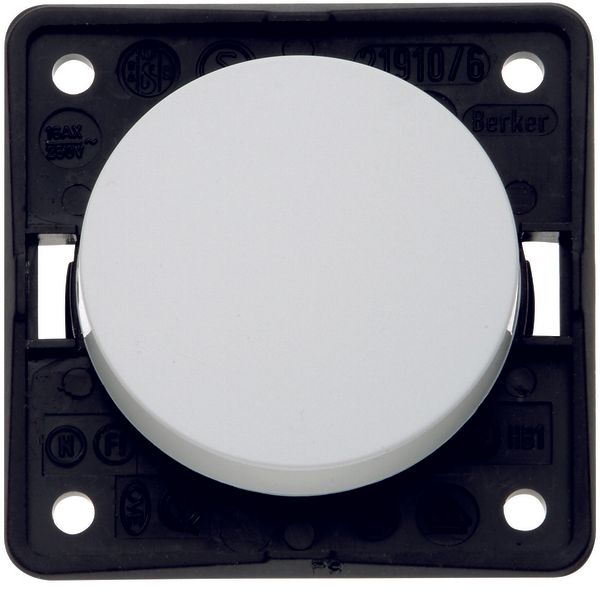 On/off switch, Integro - Design Flow/Pure, polar white glossy image 2