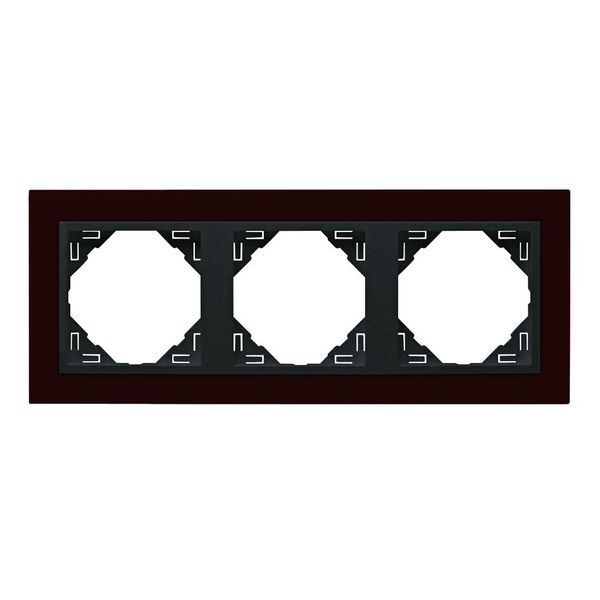 TRIPLE FRAME INTENSE RED/GRAY image 1