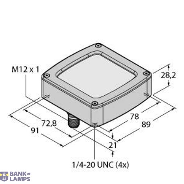 LED Area Light In the Metal Housing   WLC90WL15RQ image 1