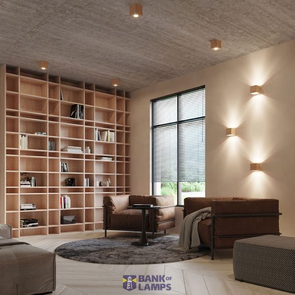 WALL LAMP QUAD NATURAL WOOD G9 1X40W IP20 image 5