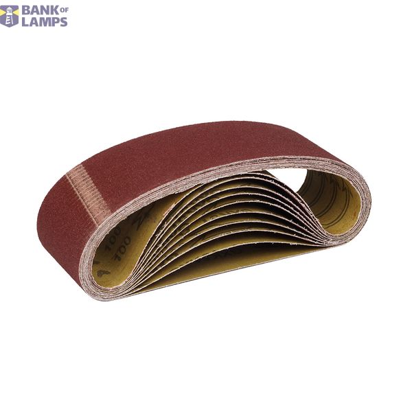 Sanding belt 75 х 457 mm, Abrasive grit 60, 10 pcs image 1