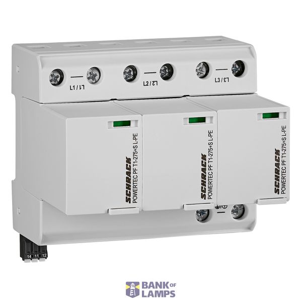 POWERTEC PF 25 kA +H, T1 275, 3+0, plug-in, built-in fuse image 1