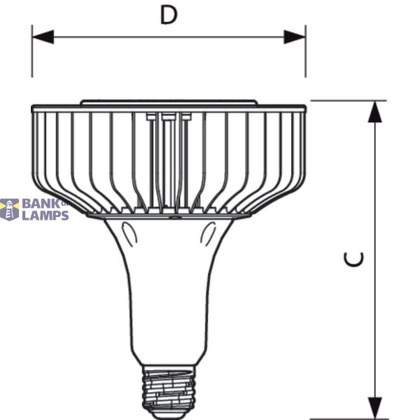 TForce LED HPI ND 200-145W E40 840 120D image 3