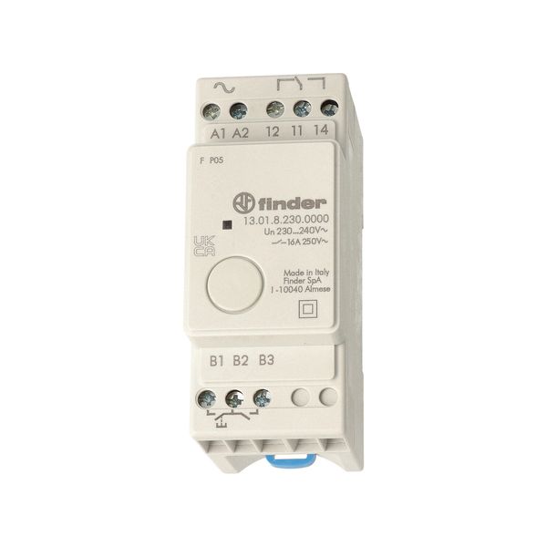 Electronic step/monotab.Rel. 35mm.rail mount 1CO 16A/230.240VAC (13.01.8.230.0000) image 2