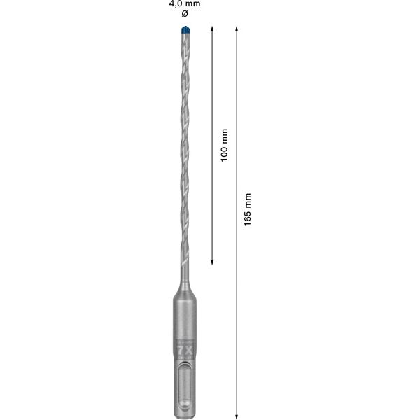 EXPERT SDS plus-7X Hammer Drill Bit 4 x 100 x 165 mm image 2