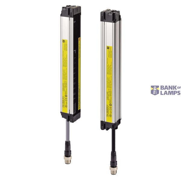 Safety Light Curtain, F3SJ Basic, Type 4, 25mm resolution, range 0.2 to 7.0m, height 625mm, NPN F3SB0107R image 1