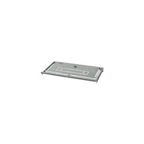 XPN4F-DV-MCB06 Partition, NZM4 component mounting area/cable connection area, fixed mounting with rotary handle and mechanical interlock, main busbar back, W=600mm image 4