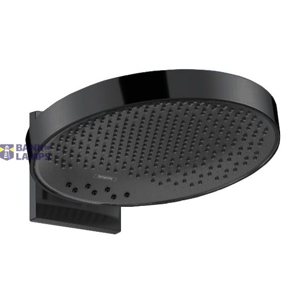 Rainfinity 360 3jet overhead shower, wall-mounted, black image 1