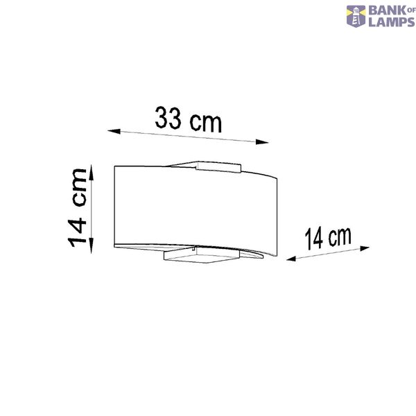 WALL LAMP EMILIO E14 2X40W IP20 image 3