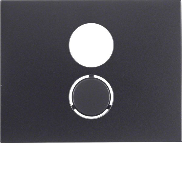 Centre plate for loudspeaker soc. out., K.1, ant. matt, lacq. image 1