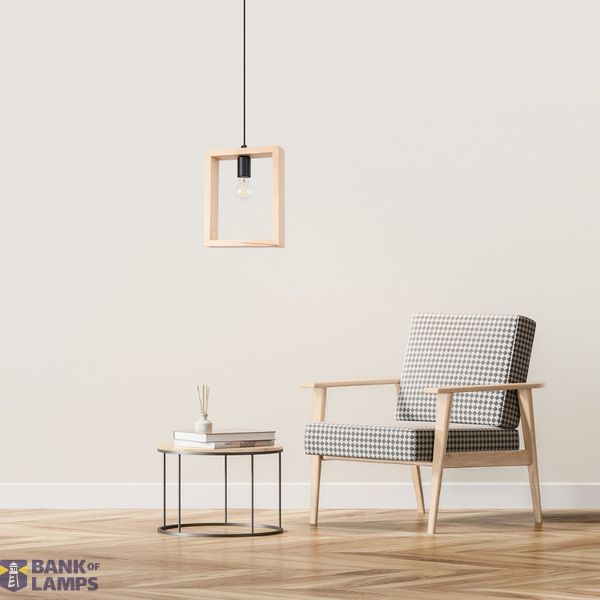Pendant lamp ARIES natural wood image 6