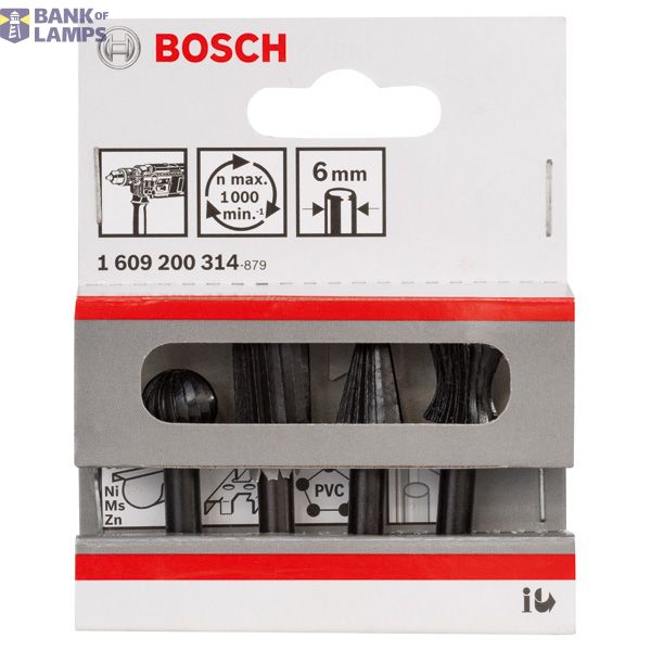 4-piece freehand router bit set 6 mm, 13; 13; 13; 13 mm 4 pcs. image 2