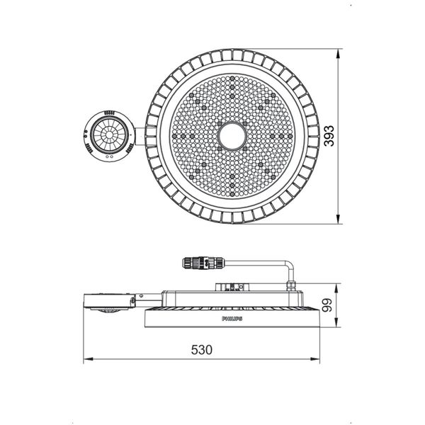 BY122X G5 LED105S/840 SIA NB H4 image 2