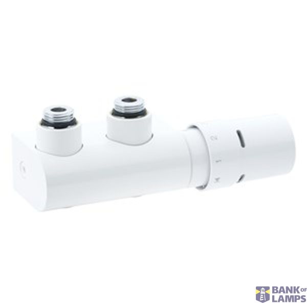 VHX sets (X-tra Collection), VHX-DUO, RTX, Angle, dual 50 mm connection, White RAL 9016 image 1