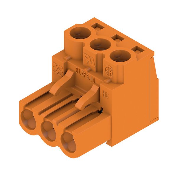 PCB plug-in connector, female plug, 5.00 mm, Number of poles: 3, 180°, Clamping yoke connection, Clamping range, max. : 4 mm², Box image 4