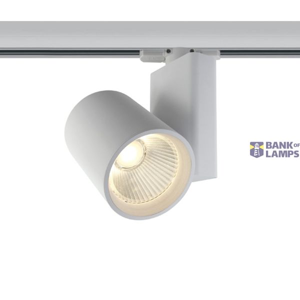 WHITE COB 30W WW TRACK SPOT 230V image 1