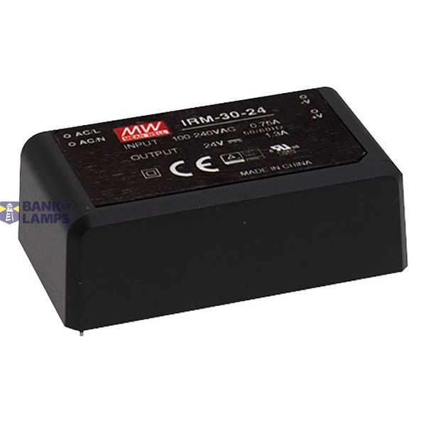 IRM-30-12ST Switching power supply, module, 30W, 12V, 2.5A screw, MEAN WELL image 1