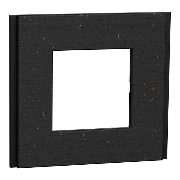 Unica Déco Signature - Recycled Finish Plate - Shaded Black - 1P image 1