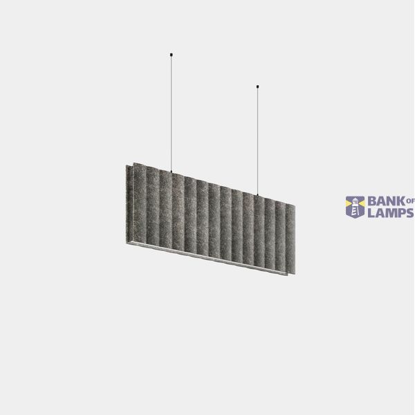 Lineal lighting system Infinite Pro Acoustic 1136mm Suspended image 1