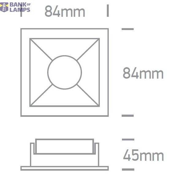 WHITE GU10 10W BRASS REFLECTOR DARK LIGHT image 3