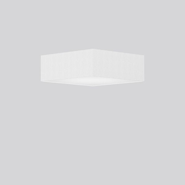 Shade L 700 B 700 H 250, Fabric Chintz colour: white image 2