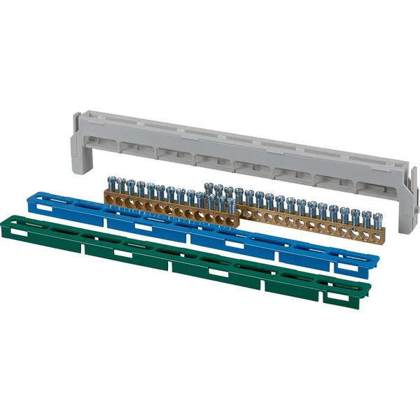 SK-H-13N/16PE-KLV SK high screw terminal, mounted on support, N/PE image 2