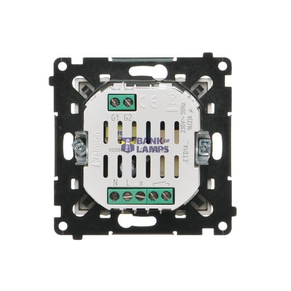 Single IT socket RJ45 category 6, (module), Simon 24, IP20, champagne matt image 1